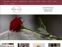 Sites similar to roselynnfuneralhome.com