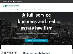 Sites similar to roseman.law