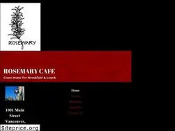 Sites similar to rosemarycafevancouver.com