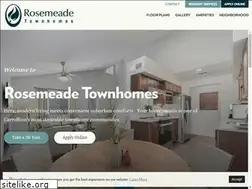 Sites similar to rosemeadetownhomes.com