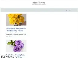 Sites similar to rosemeaning.net