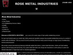 Sites similar to rosemetal.com