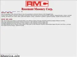 Sites similar to rosemontmasonry.com