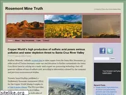 Sites similar to rosemontminetruth.com