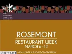 Sites similar to rosemontrestaurantweek.com
