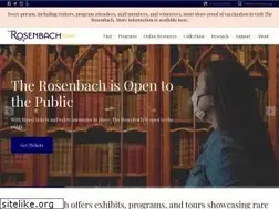 Sites similar to rosenbach.org