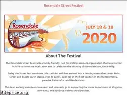 Sites similar to rosendalestreetfestival.org