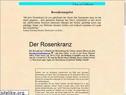 Sites similar to rosenkranz-gebet.de