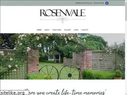 Sites similar to rosenvale.co.nz