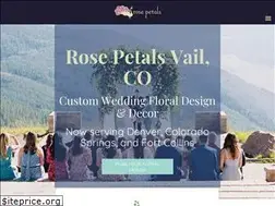 Sites similar to rosepetalsvail.com
