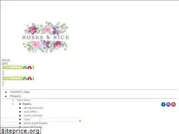 Sites similar to rosesandriceflorist.com