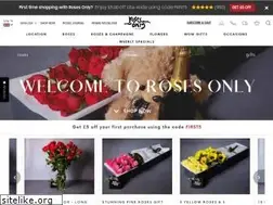 Sites similar to rosesonly.co.uk