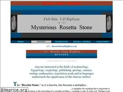 Sites similar to rosettastonereplicas.com