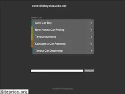 Sites similar to rosevilletoyotasucks.net
