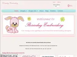 Sites similar to rosiedayembroidery.com