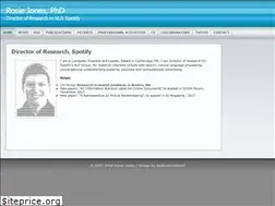 Sites similar to rosiejonesphd.com