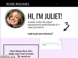 Sites similar to rosieresumes.com