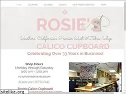 Sites similar to rosiescalicocupboard.com