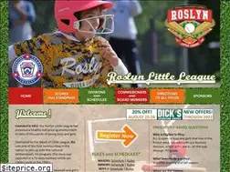 Sites similar to roslynlittleleague.org