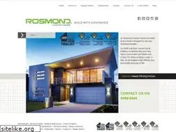 Sites similar to rosmondhomes.com.au