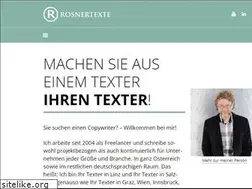 Sites similar to rosnertexte.at
