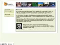 Sites similar to rosolution.com