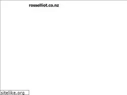 Sites similar to rosselliot.co.nz