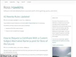 Sites similar to rosshawkins.net