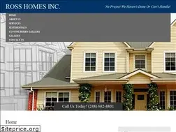Sites similar to rosshomesinc.com