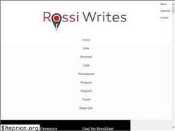 Sites similar to rossiwrites.com