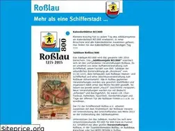 Sites similar to rosslau.de