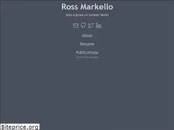 Sites similar to rossmarkello.com
