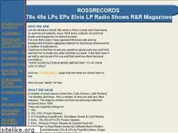 Sites similar to rossrecords.itgo.com