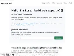 Sites similar to rossta.net