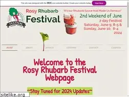 Sites similar to rosyrhubarbfestival.com