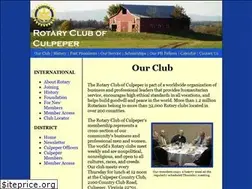 Sites similar to rotaryclubofculpeper.org