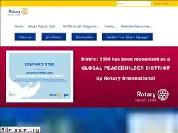 Sites similar to rotarydistrict5190.org