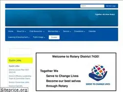 Sites similar to rotarydistrict7430.org