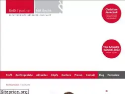 Sites similar to roth-anwaelte.de