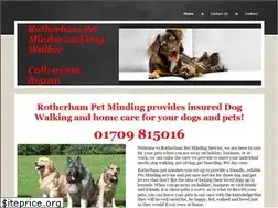Sites similar to rotherham-pet-minder.co.uk