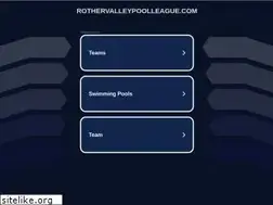 Sites similar to rothervalleypoolleague.com