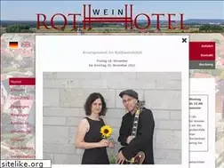 Sites similar to rothweinhotel.de