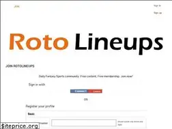 Sites similar to rotolineups.com