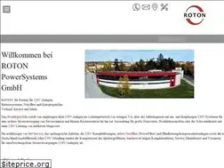 Sites similar to roton-powersystems.de