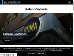 Sites similar to rotulosdacrea.es