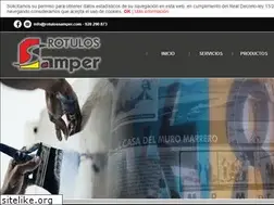 Sites similar to rotulossamper.com