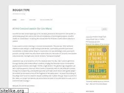 Sites similar to roughtype.com