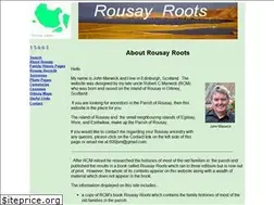 Sites similar to rousayroots.com