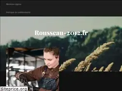 Sites similar to rousseau-2012.fr