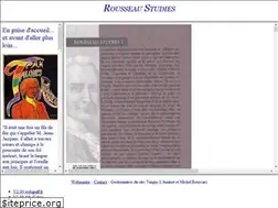 Sites similar to rousseaustudies.free.fr